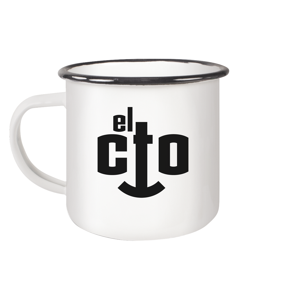 Minimalistic - Emaille Tasse