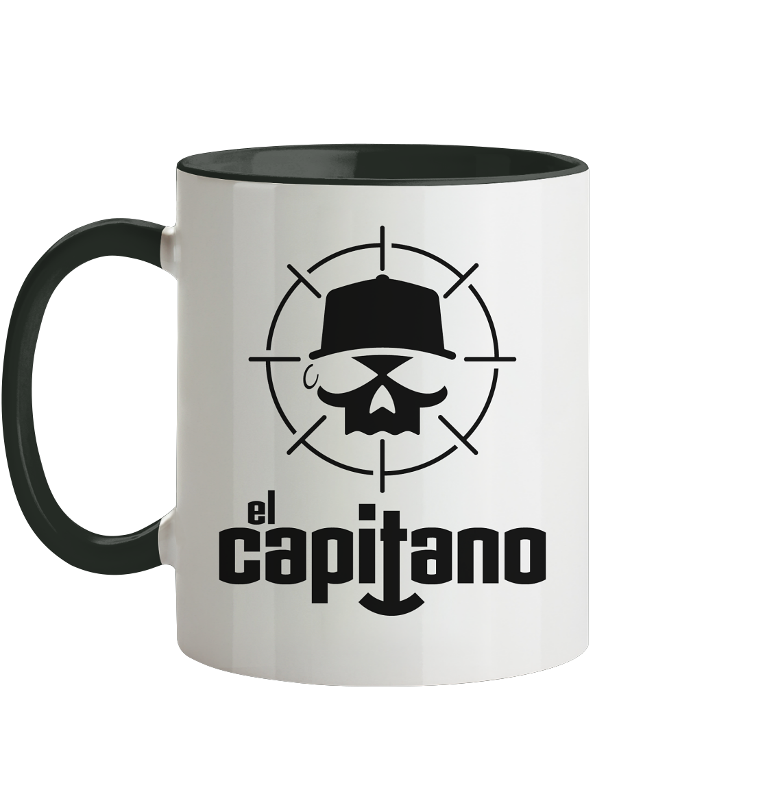 Tasse zweifarbig in Vertikal