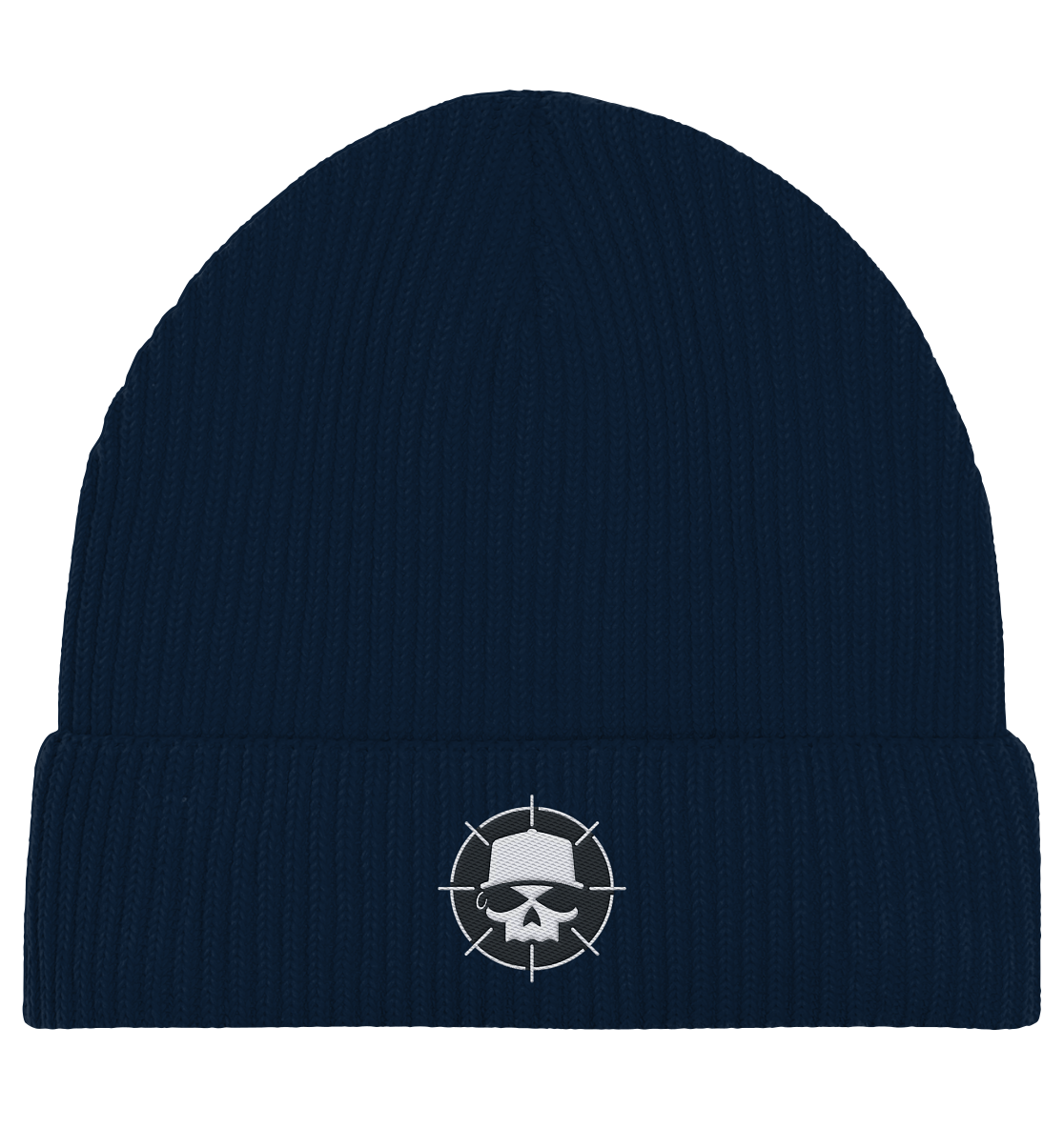 Organic Fisherman Beanie mit Logo