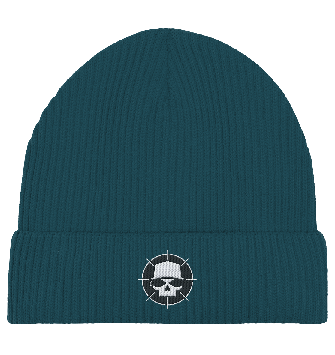 Organic Fisherman Beanie mit Logo