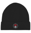 Organic Fisherman Beanie mit Farblichem Logo