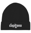 Organic Fisherman Beanie mit Schrift