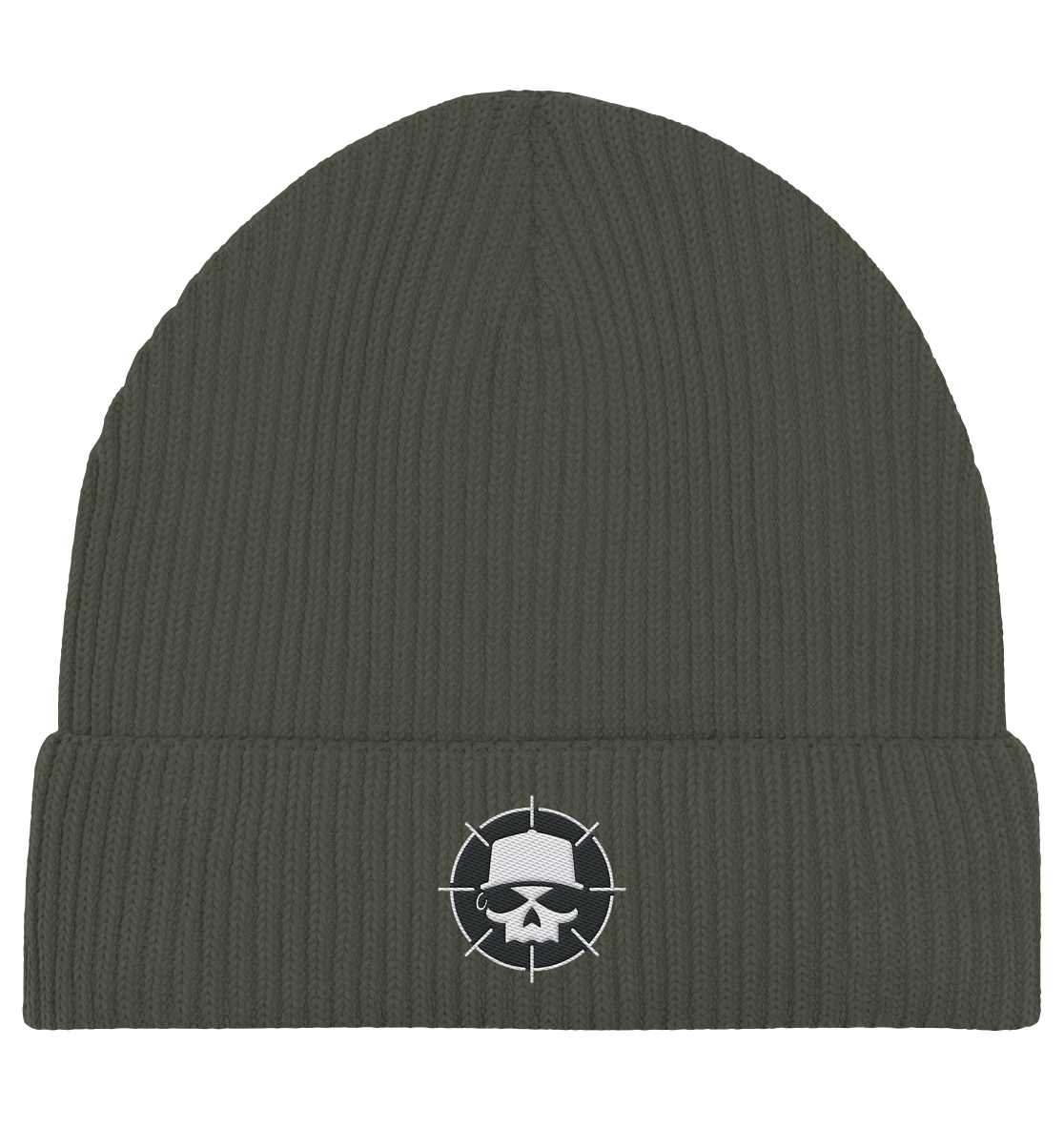 Organic Fisherman Beanie mit Logo