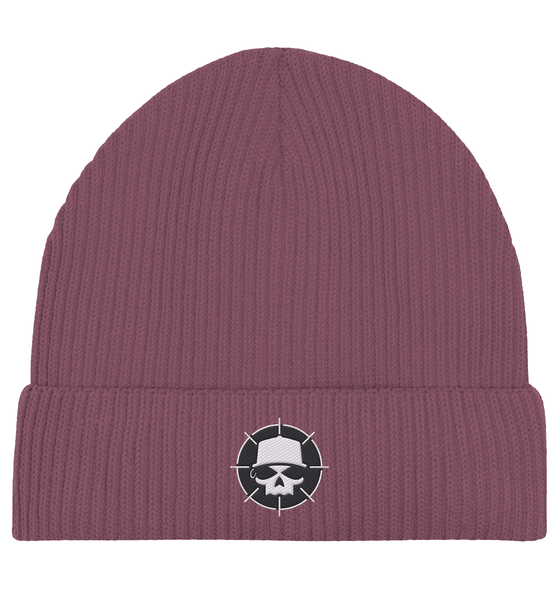 Organic Fisherman Beanie mit Logo