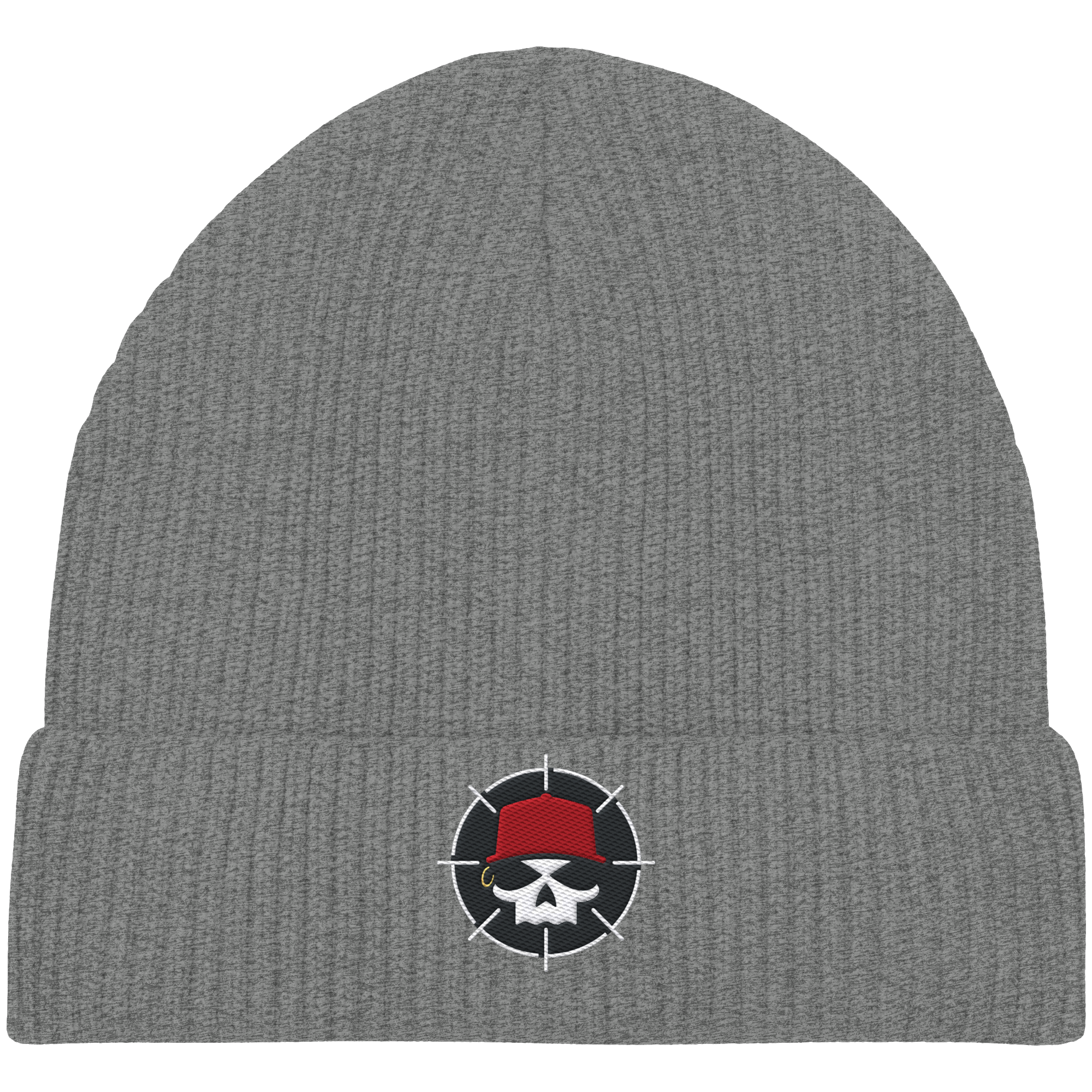 Organic Fisherman Beanie mit Farblichem Logo