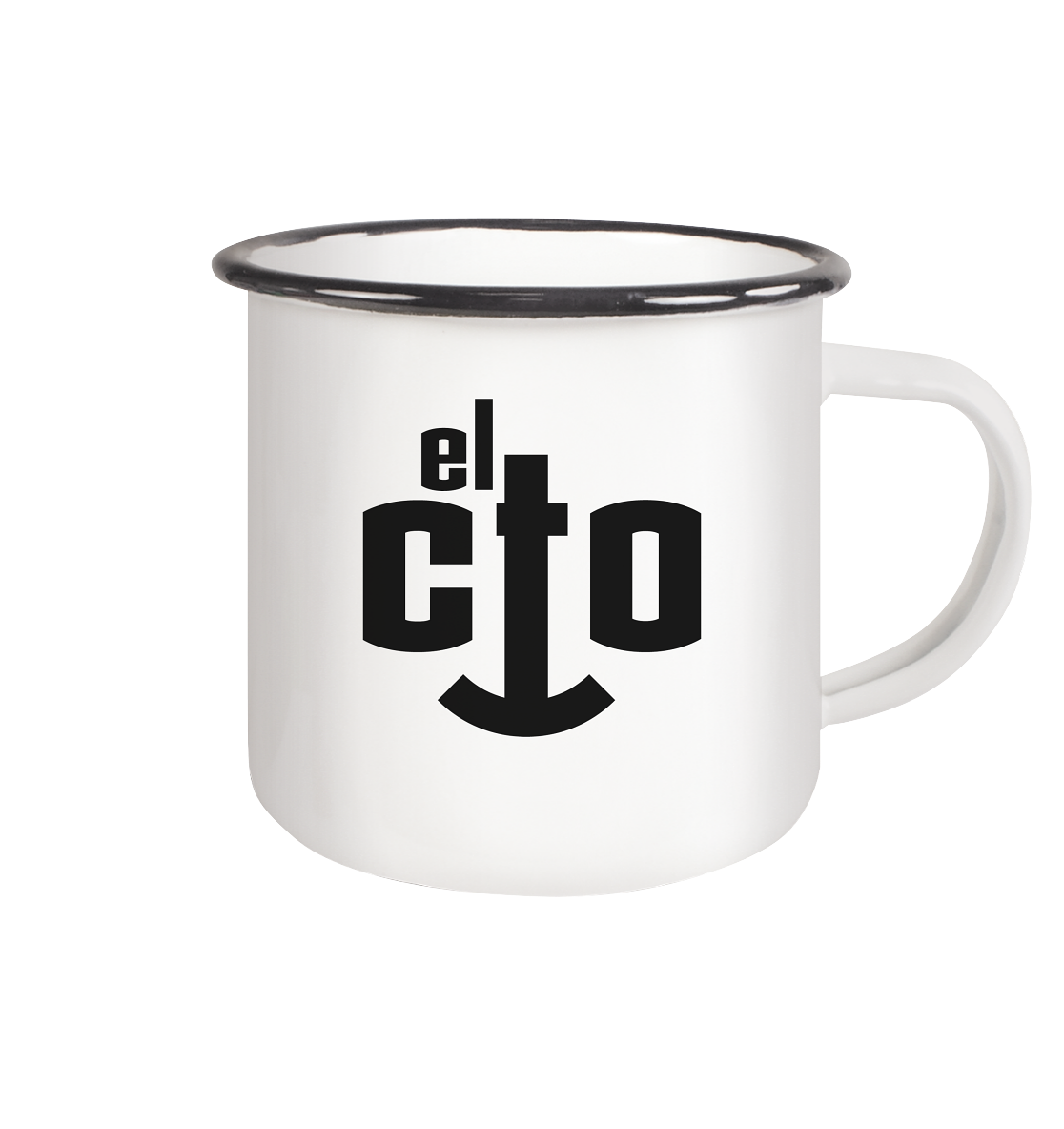 Minimalistic - Emaille Tasse