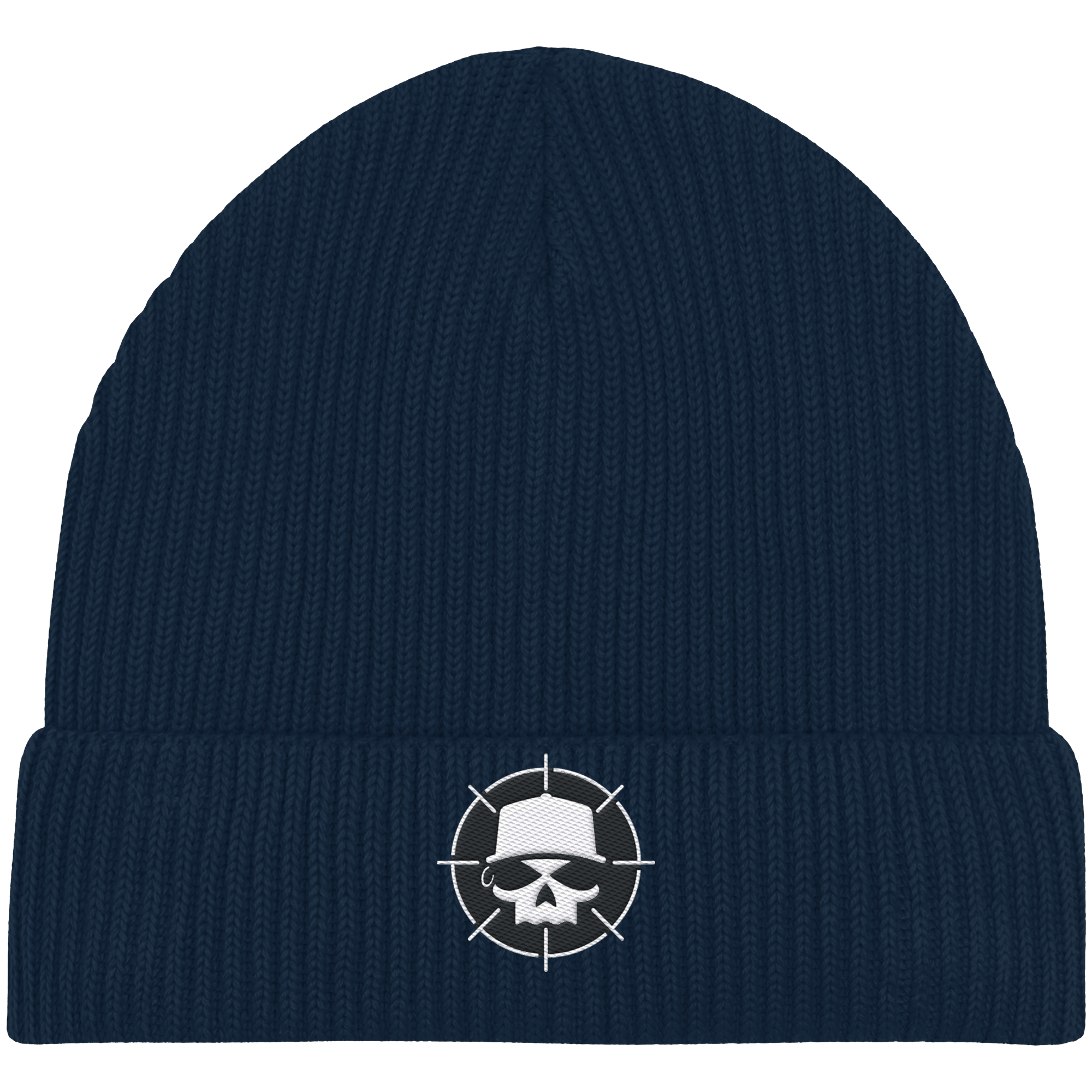 Organic Fisherman Beanie mit Logo