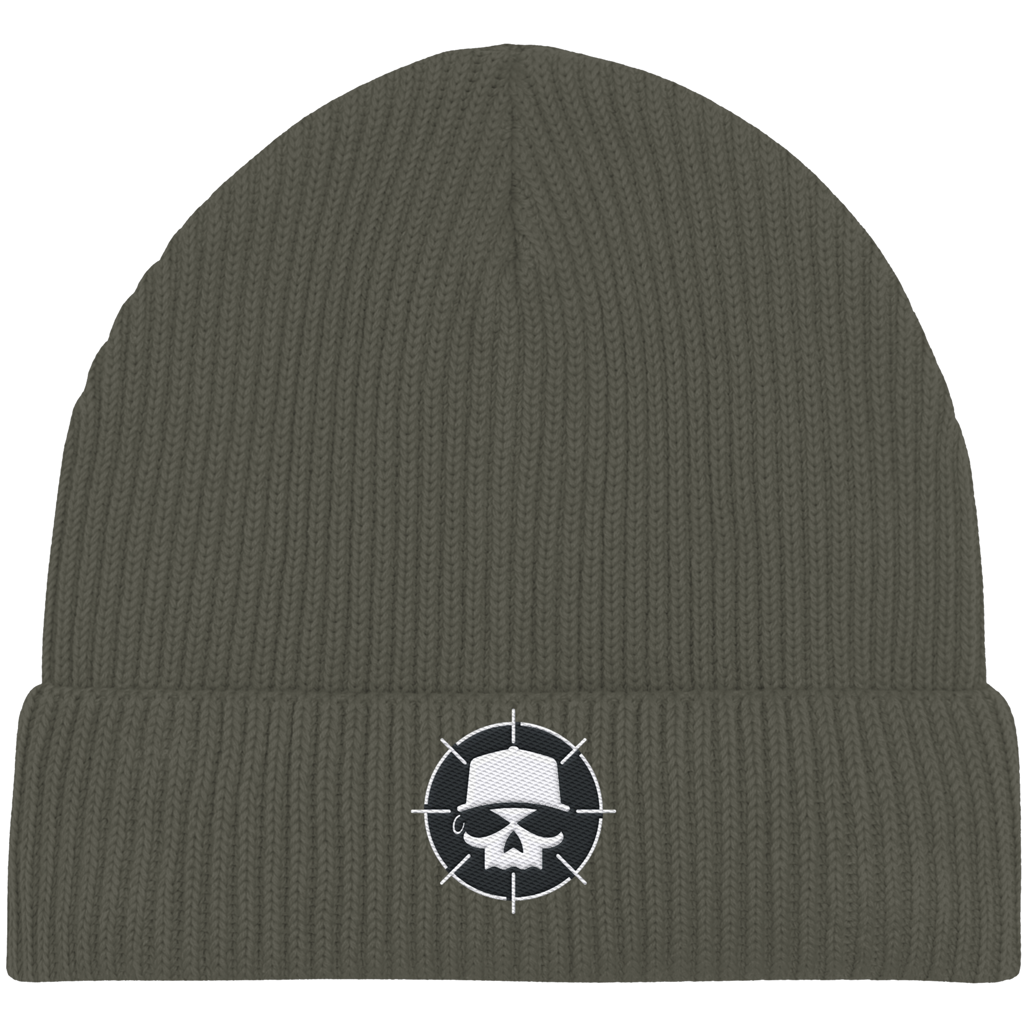Organic Fisherman Beanie mit Logo