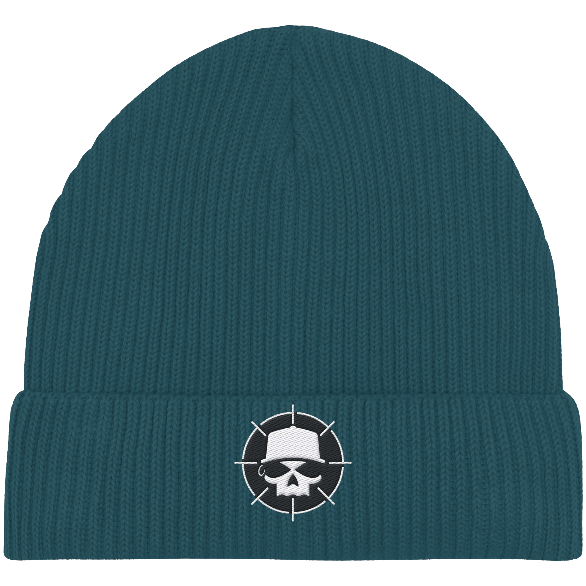 Organic Fisherman Beanie mit Logo