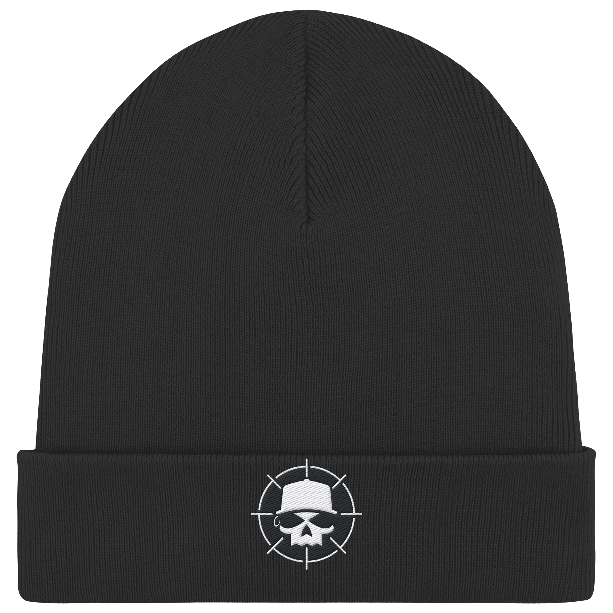 Organic Rib Beanie mit Logo