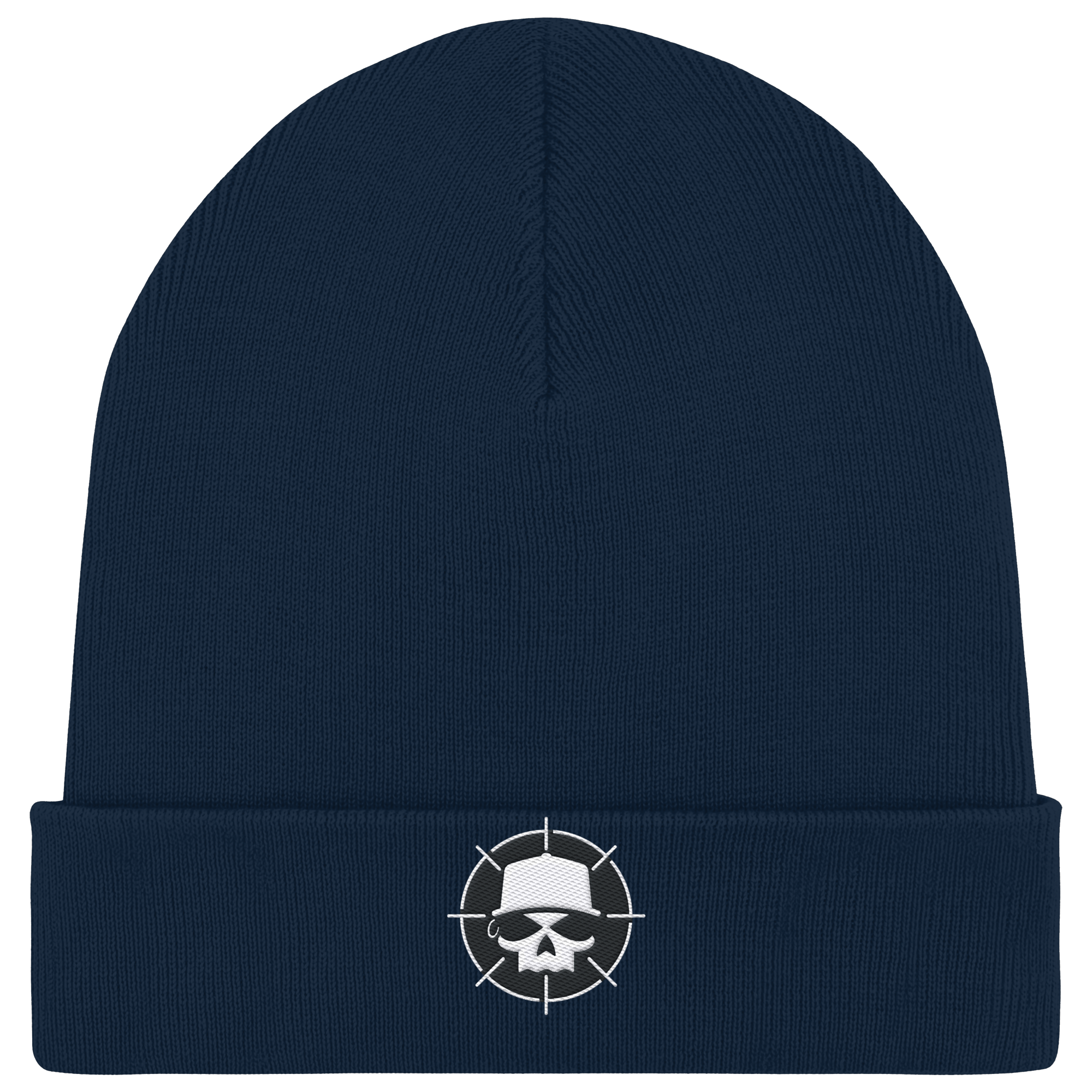 Organic Rib Beanie mit Logo