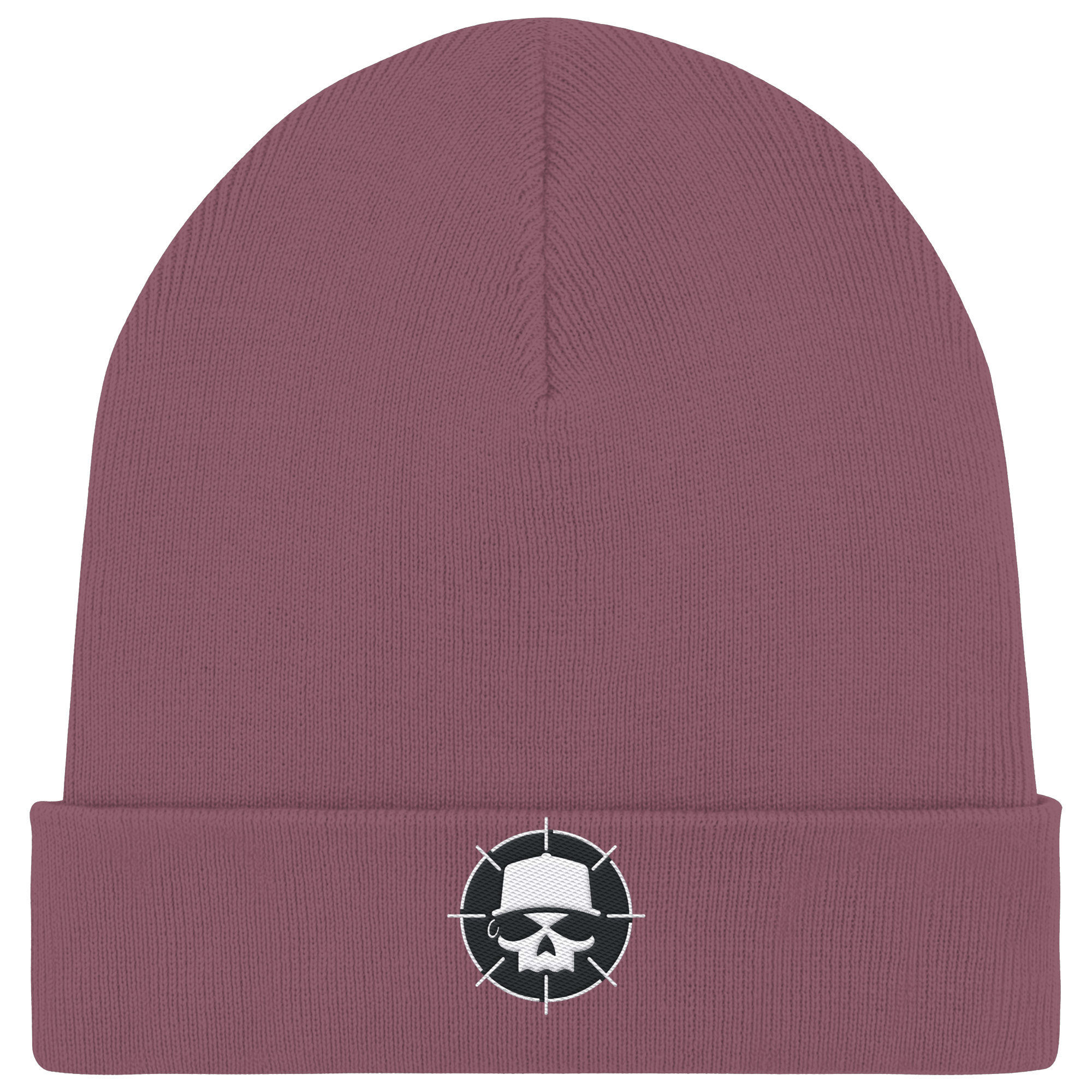 Organic Rib Beanie mit Logo