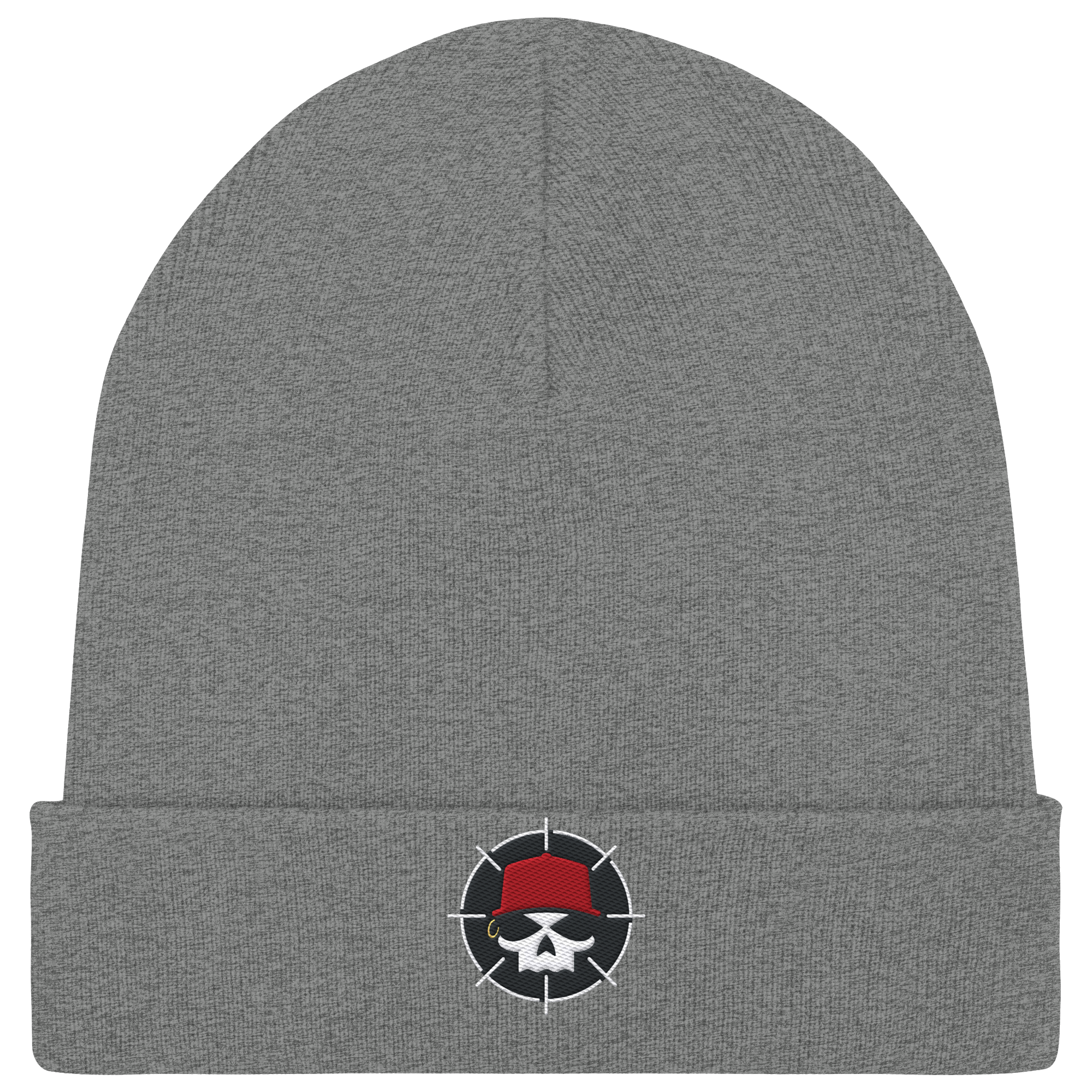 Organic Rib Beanie mit Farblichem Logo